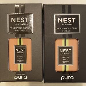 2 NEST Velvet Pear fragrance refills for Pura diffuser